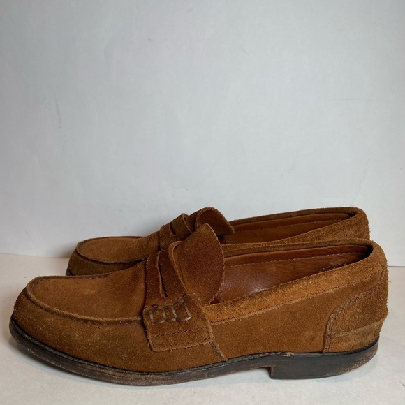 Church’s Pembrey Leather Suede Loafers Brown Men’s 7.5 (fits like an 8) - Picture 2 of 9